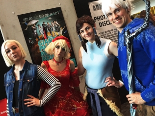 great group of Cosplaying that Anime series