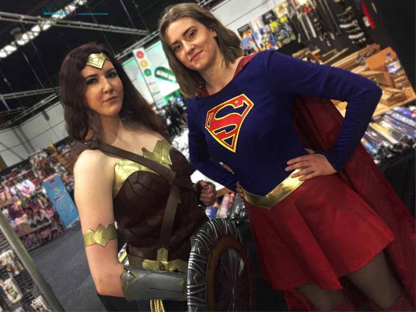 Two Powerful Women.. Wonder Woman - Diana Prince also Super girl - Kara Zor El -Danvers..